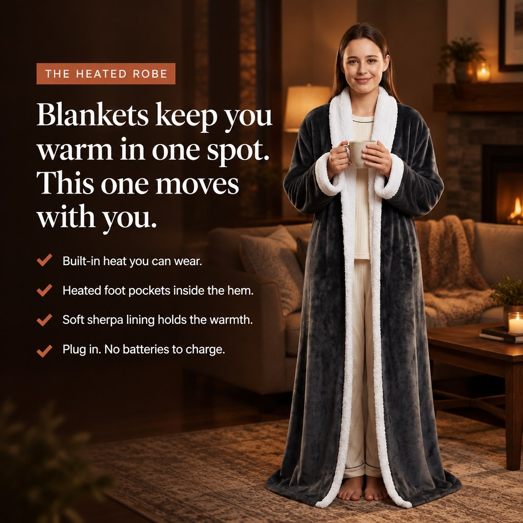 Ember & Hush Heated Robe