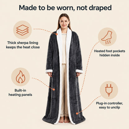 Ember & Hush Heated Robe