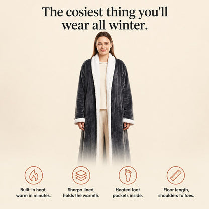 Ember & Hush Heated Robe